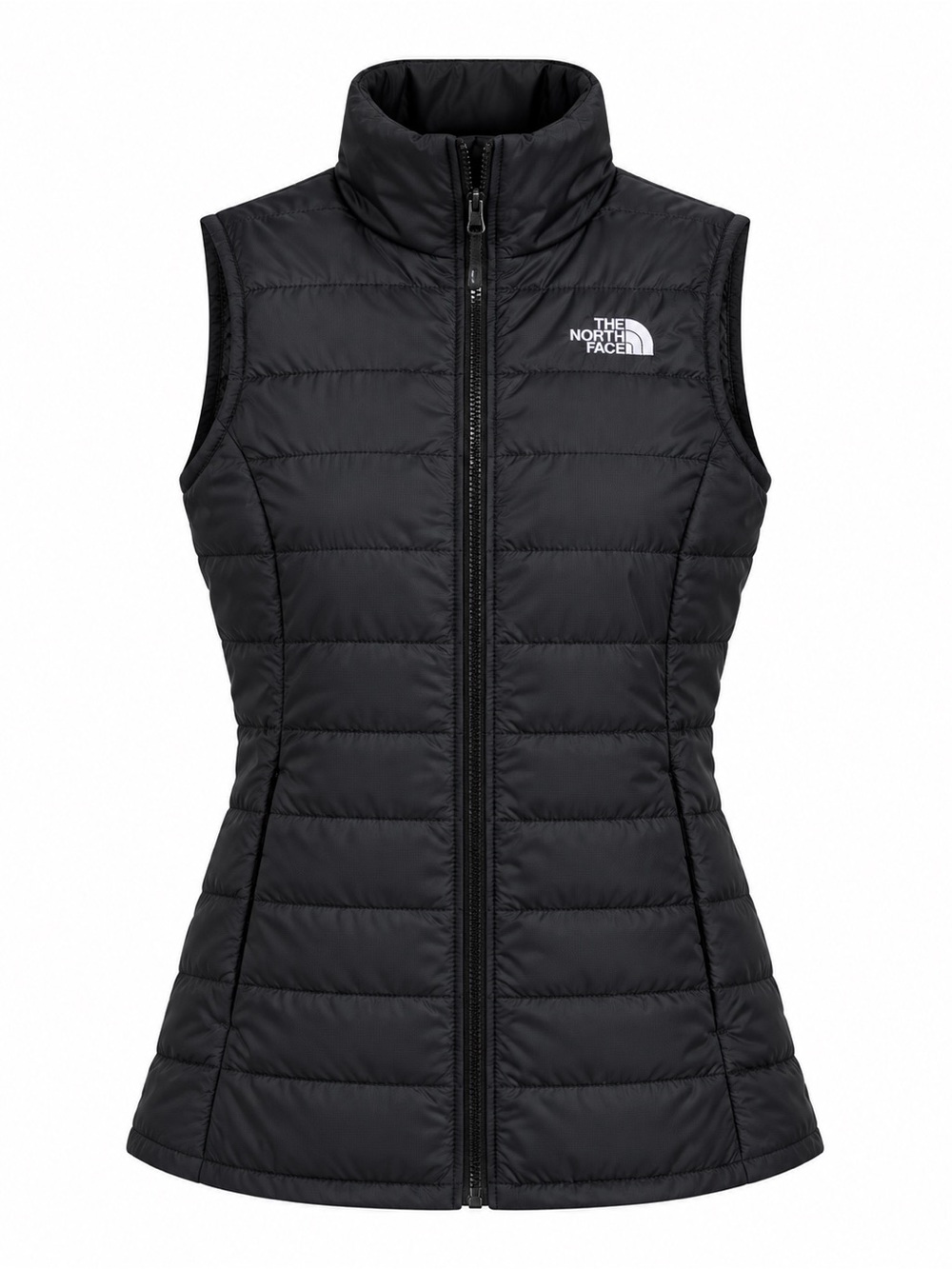 The North Face girls 14/16 Black Quilted Packable Vest